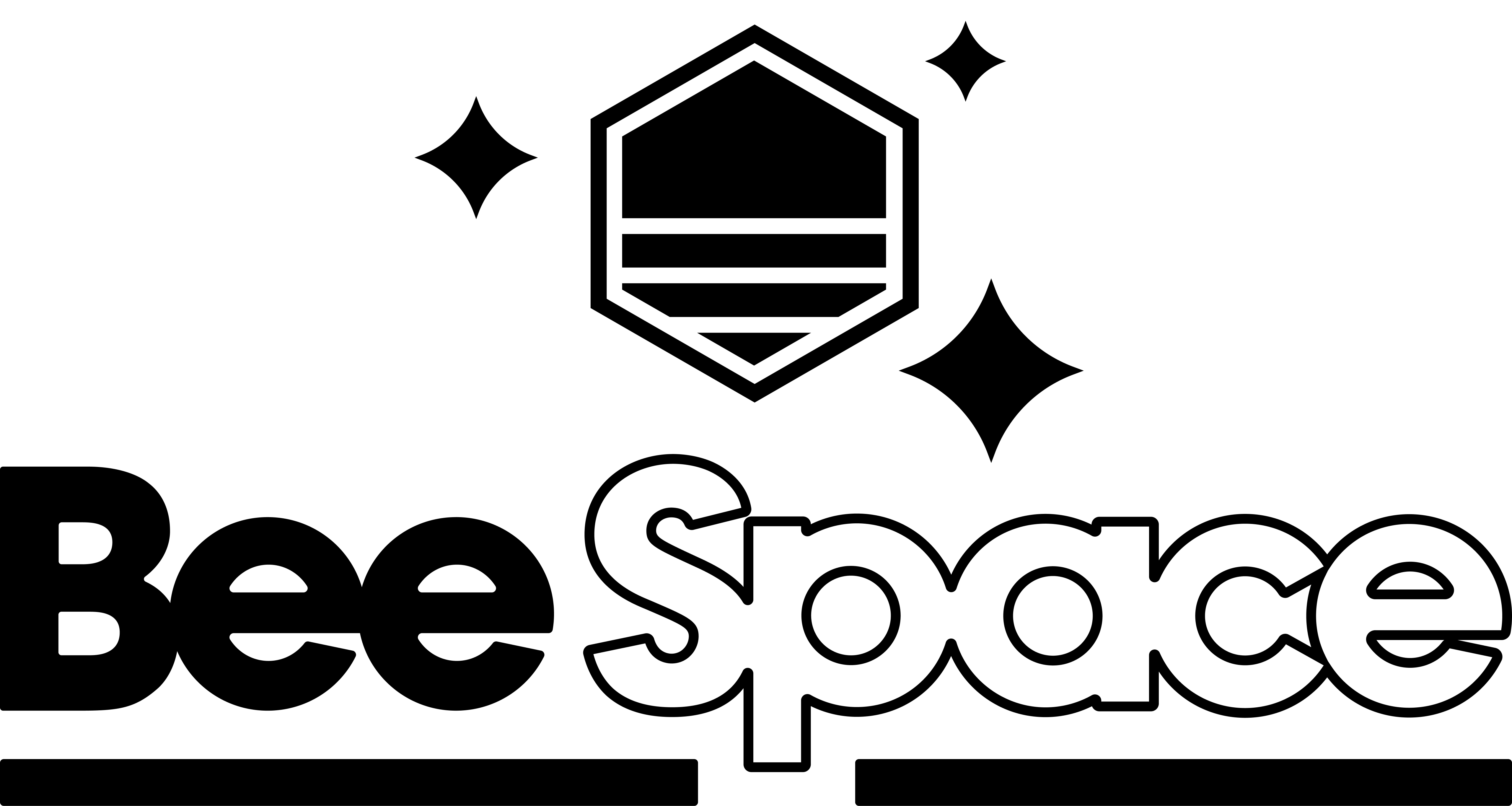 Bee Space Logo Black